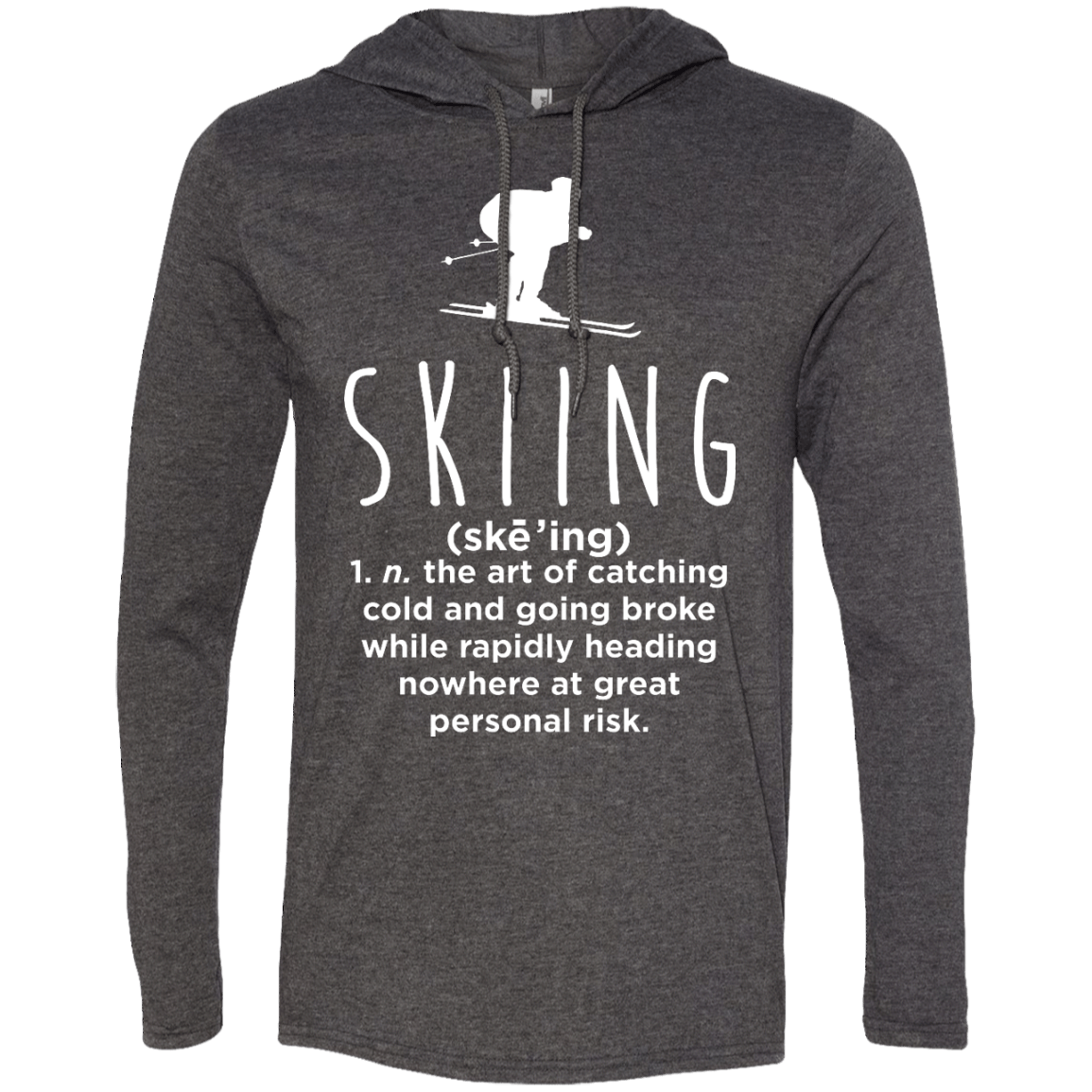 Skiing Definition Hoodies - Powderaddicts