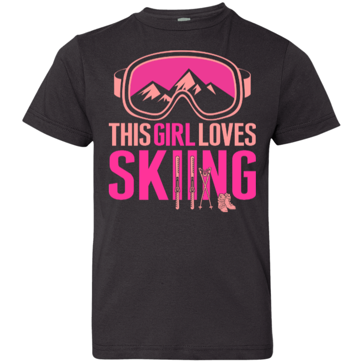 This Girl Loves Skiing Youth - Powderaddicts