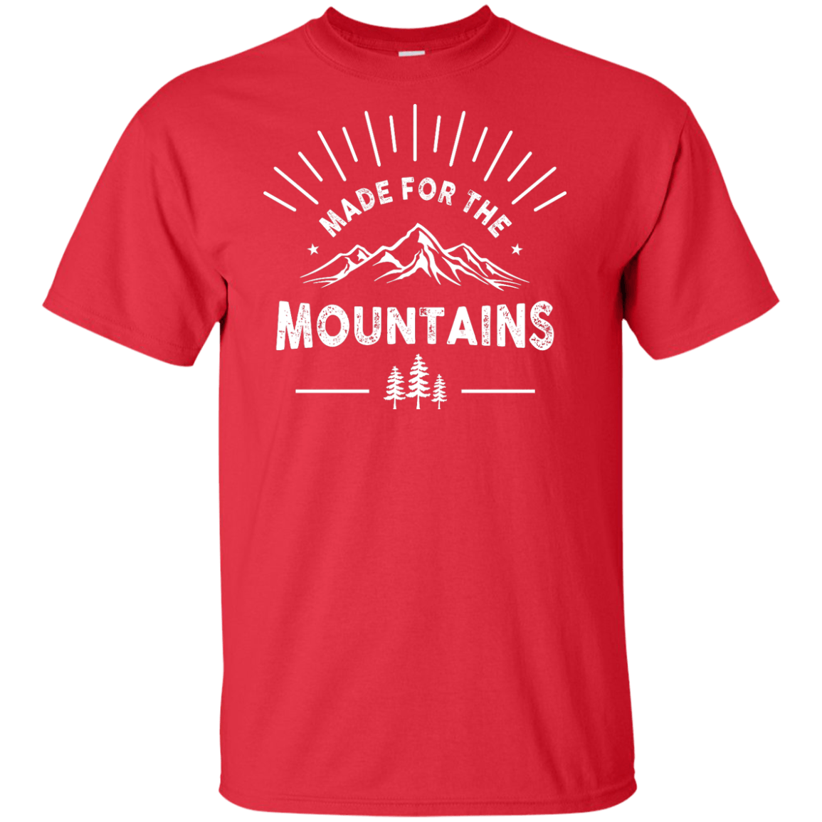 Made For The Mountains Tees - Powderaddicts