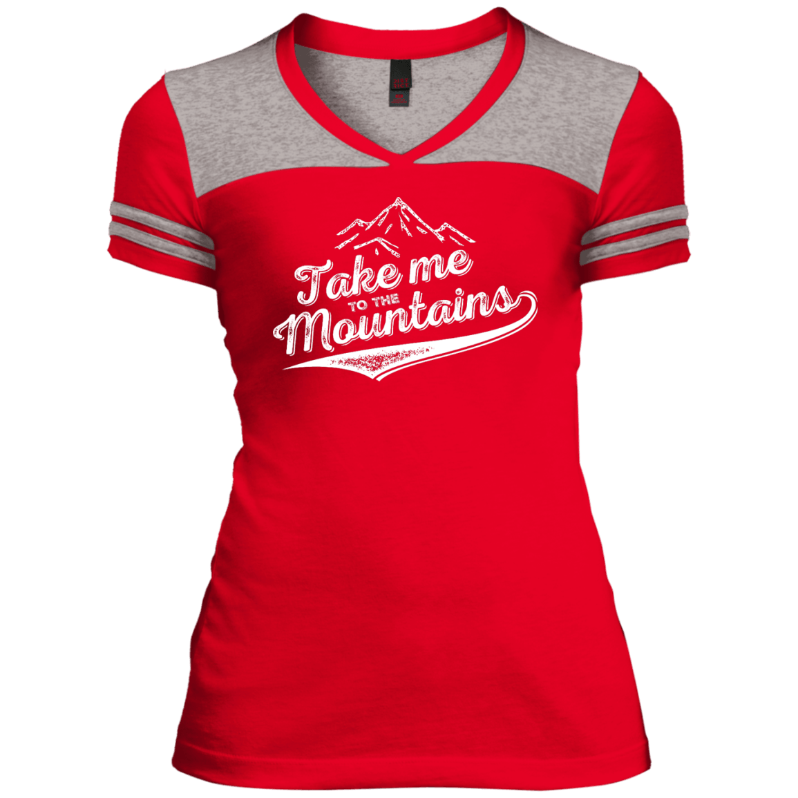 Take Me To The Mountains Ladies Tees and V-Neck - Powderaddicts