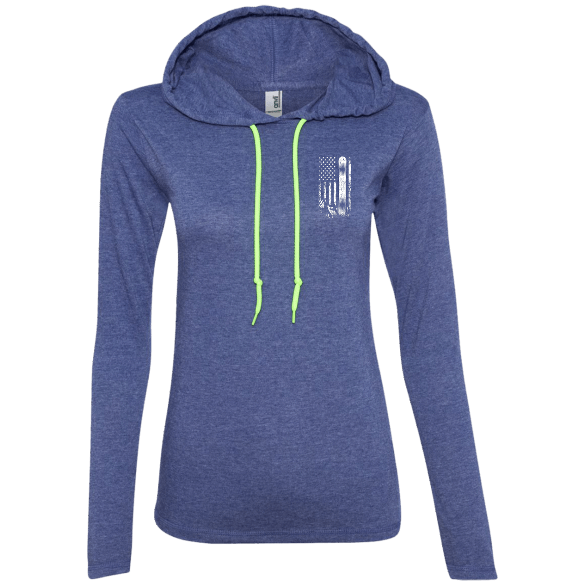 USA Snowboard Flag Hoodies - Powderaddicts