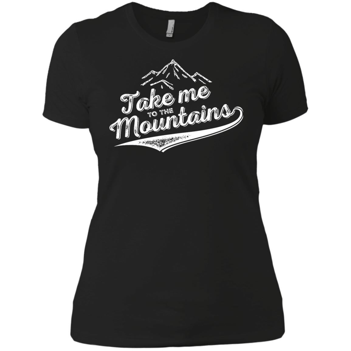 Take Me To The Mountains Ladies Tees and V-Neck - Powderaddicts