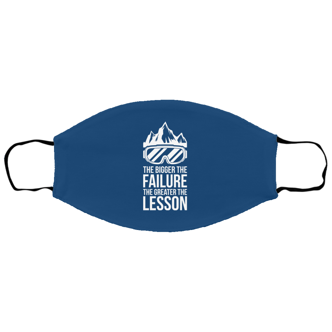 The Bigger The Failure The Greater The Lesson Youth Face Mask - Powderaddicts