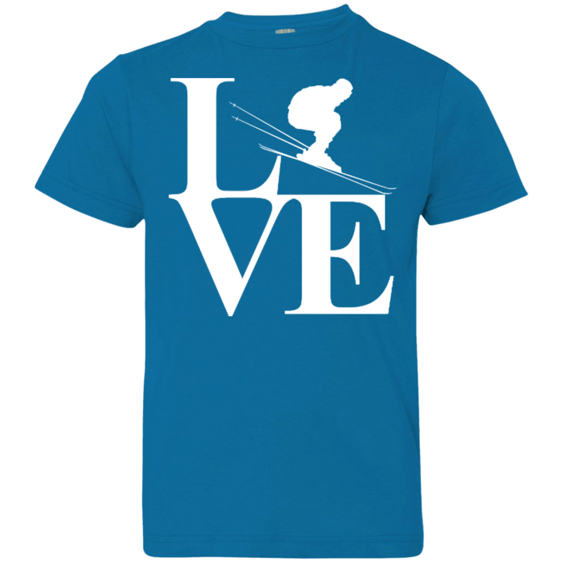 Love Skiing Youth Tees - Powderaddicts