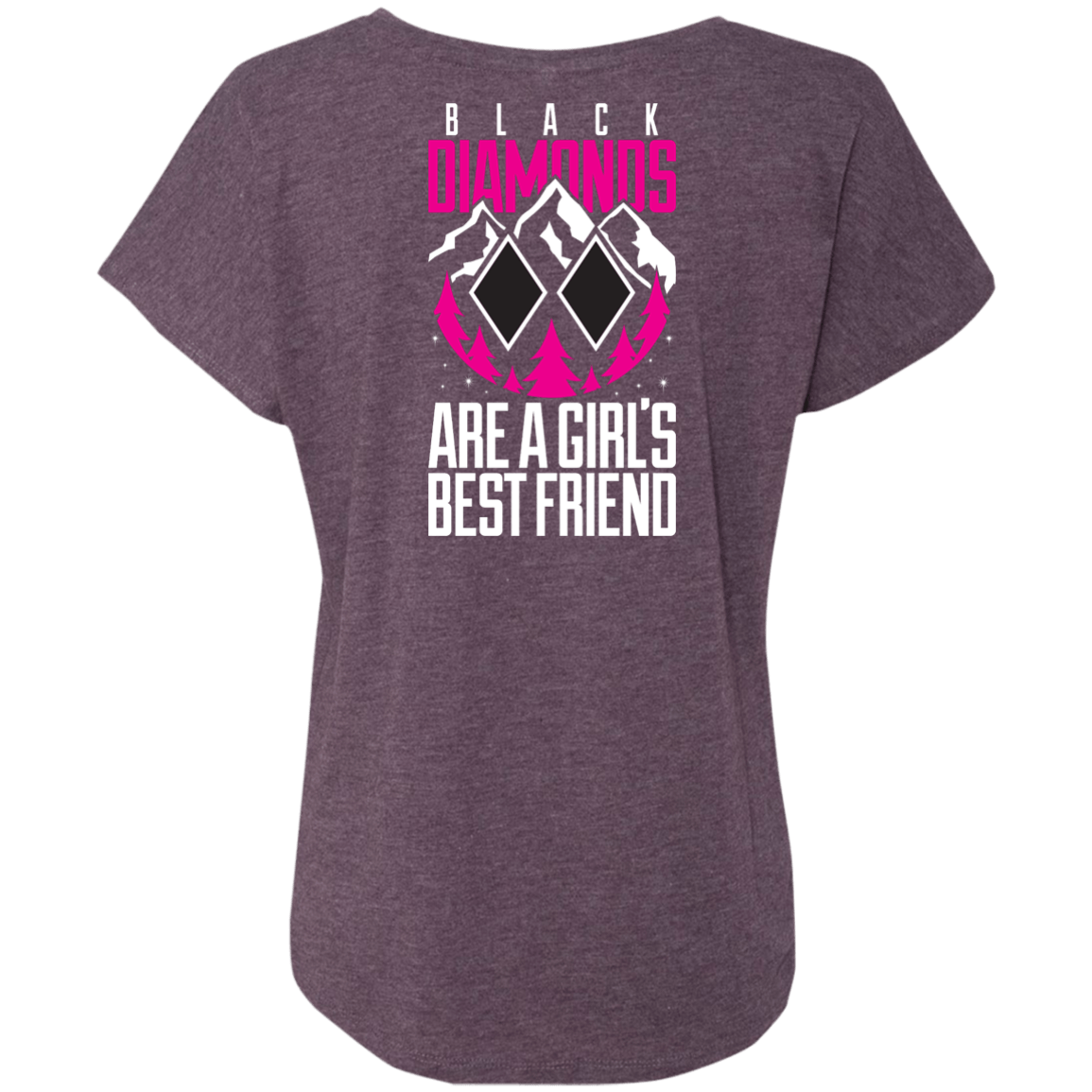 Black Diamonds Are Girl's Bestfriend V2 -Tees - Powderaddicts