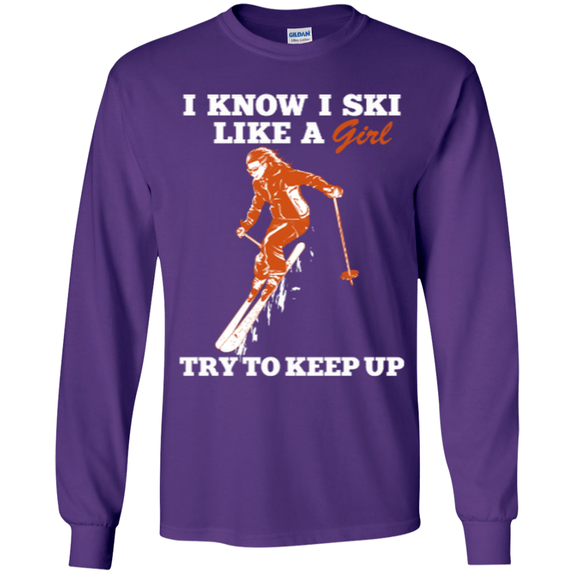 I Know I Ski Like A Girl Youth Tees - Powderaddicts