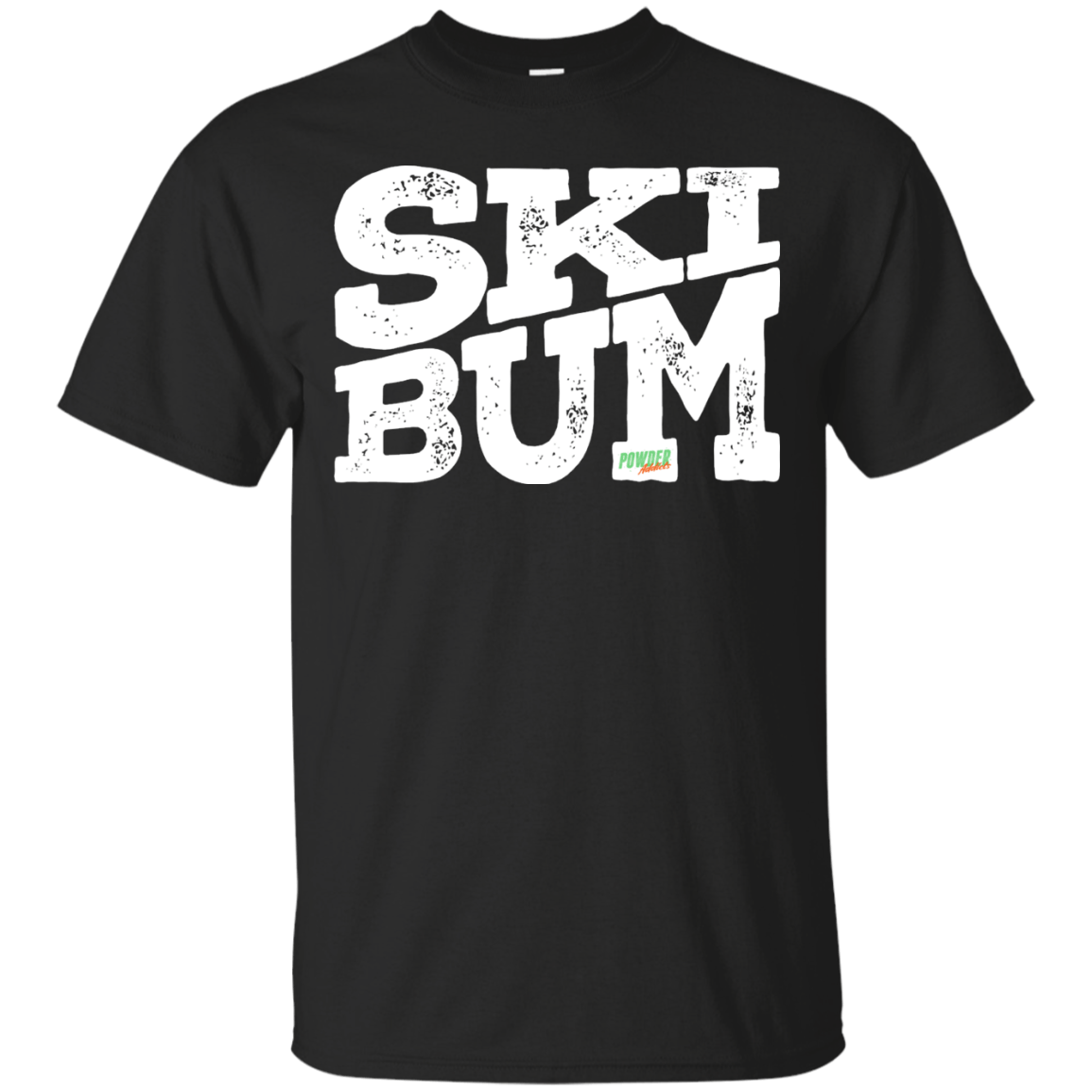 SkiBum Men&#39;s Tees and V-Neck - Powderaddicts