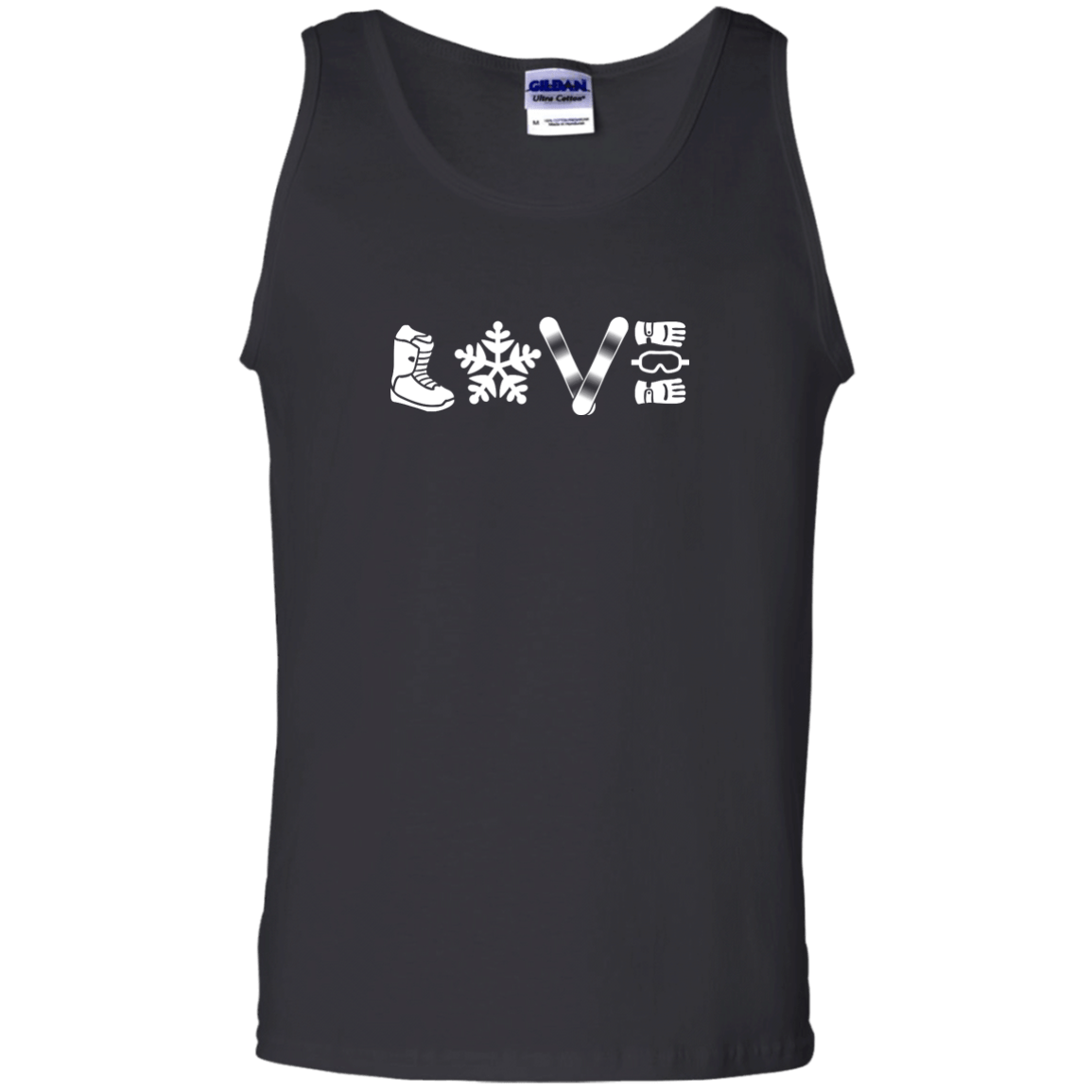 Love Snowboarding Tank Tops - Powderaddicts