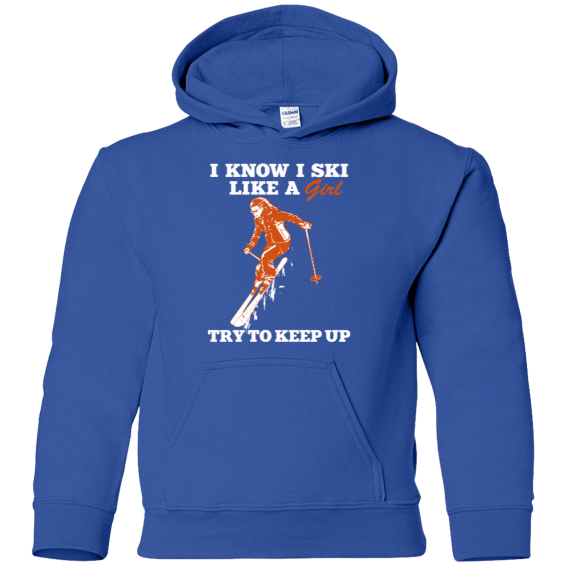 I Know I Ski Like A Girl Youth Tees - Powderaddicts