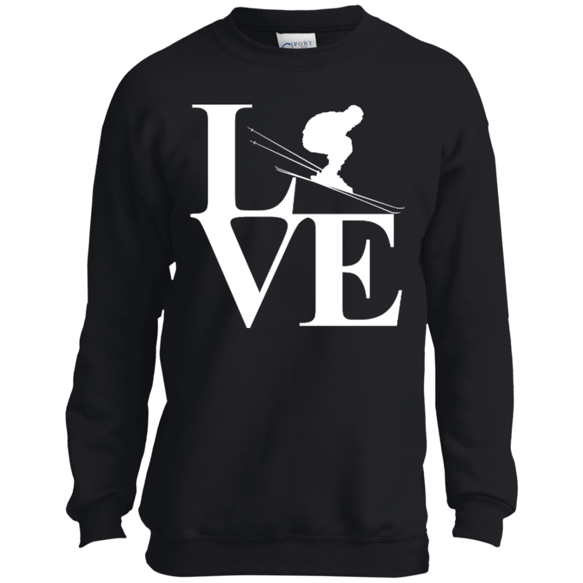 Love Skiing Youth Long Sleeves - Powderaddicts