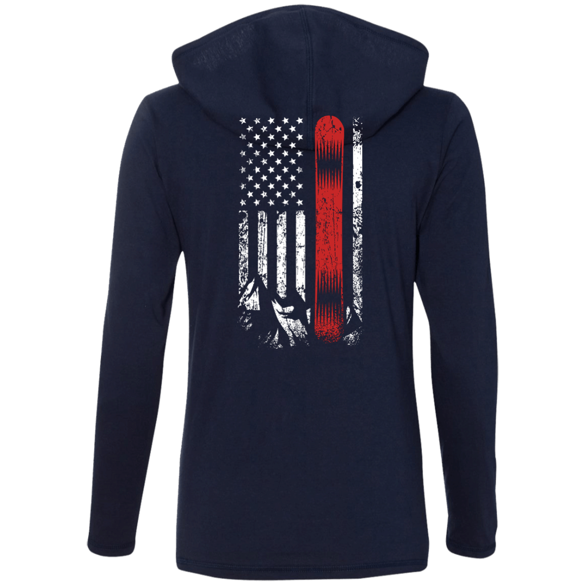 USA Snowboard Flag Hoodies - Powderaddicts