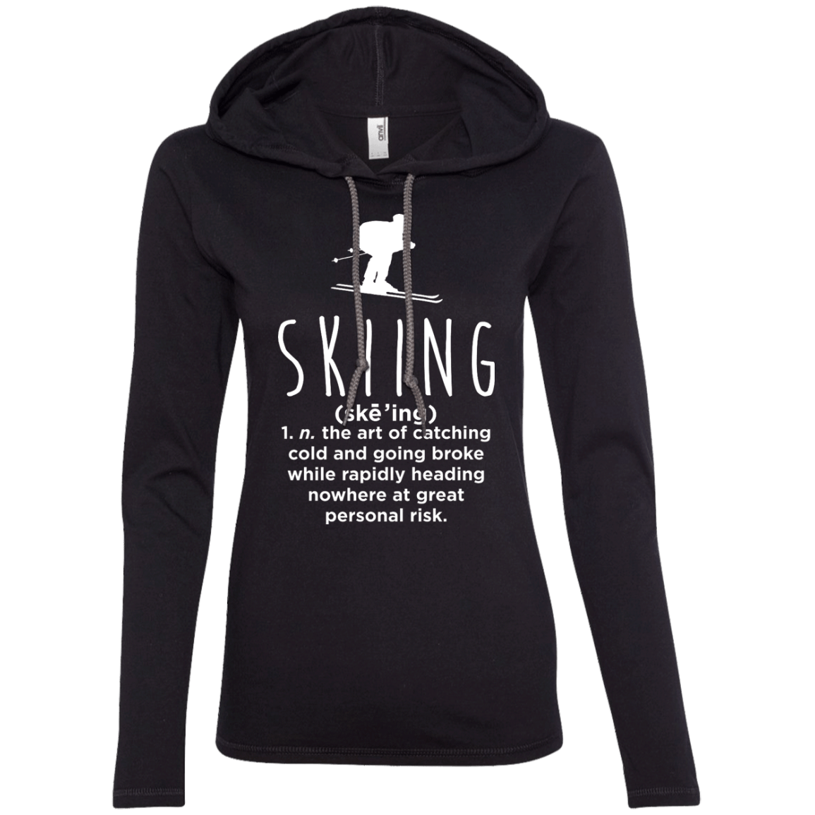 Skiing Definition Hoodies - Powderaddicts