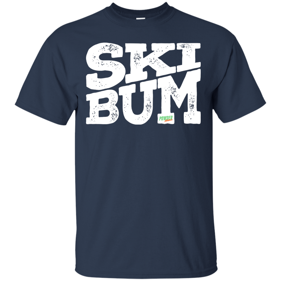 SkiBum Men's Tees and V-Neck - Powderaddicts