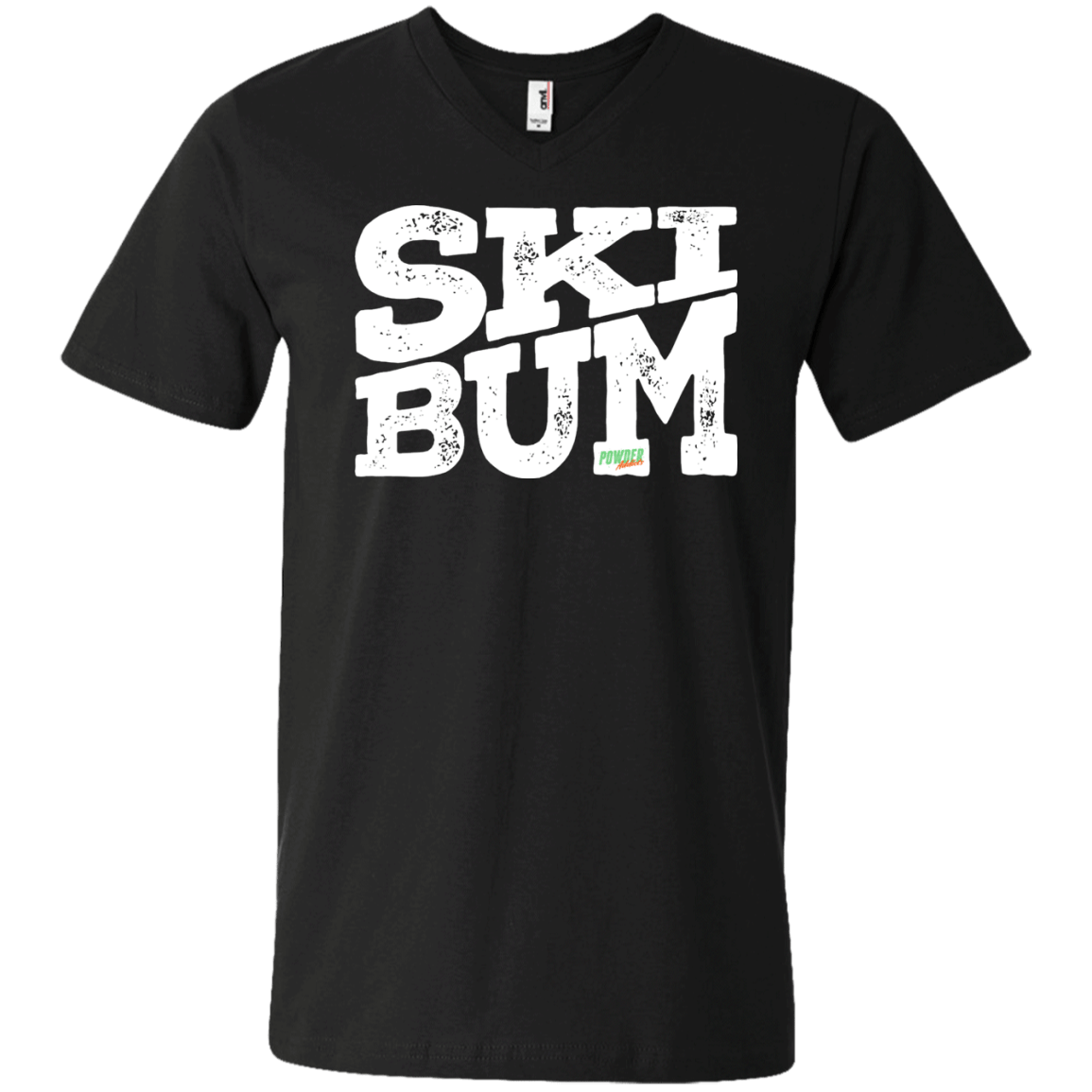 SkiBum Men's Tees and V-Neck - Powderaddicts