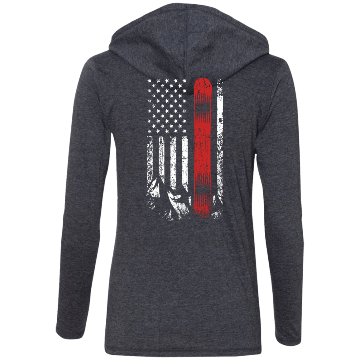 USA Snowboard Flag Hoodies - Powderaddicts