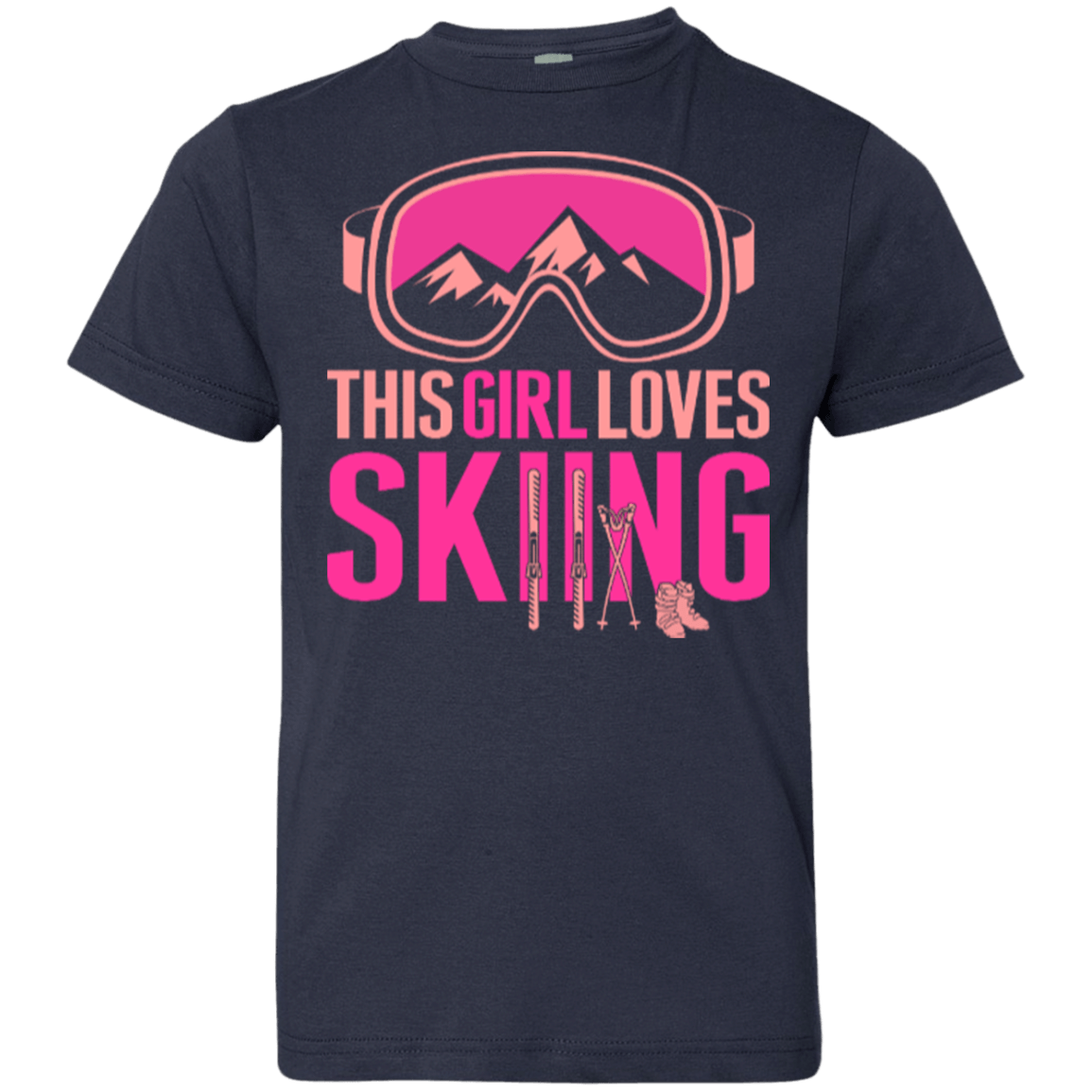 This Girl Loves Skiing Youth - Powderaddicts