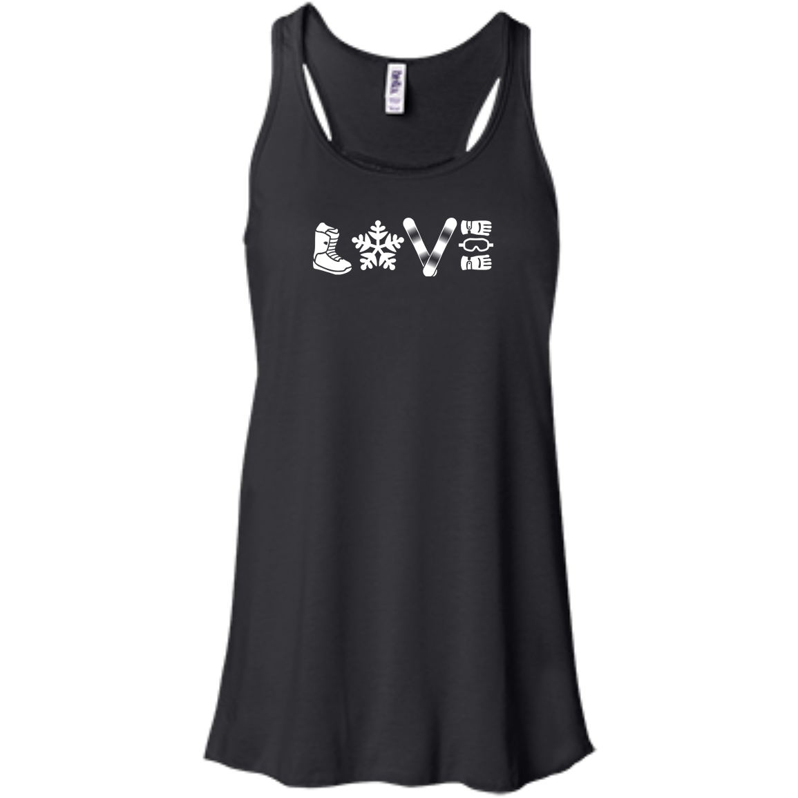 Love Snowboarding Tank Tops - Powderaddicts