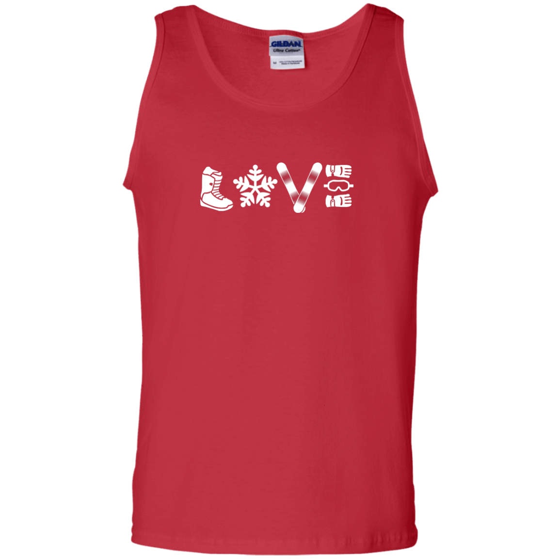 Love Snowboarding Tank Tops - Powderaddicts