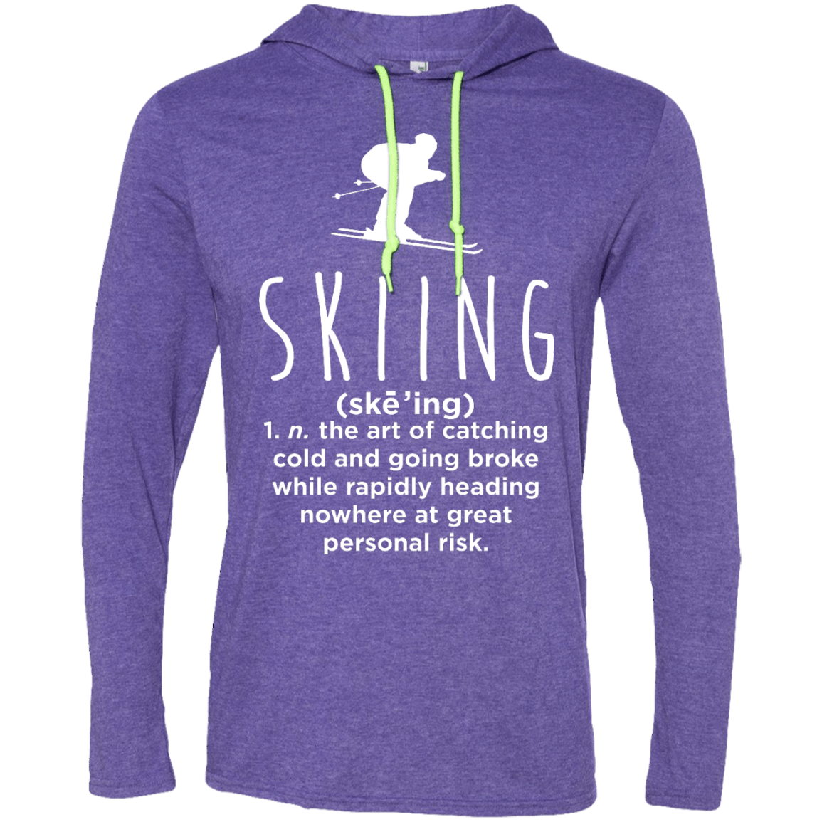 Skiing Definition Hoodies - Powderaddicts