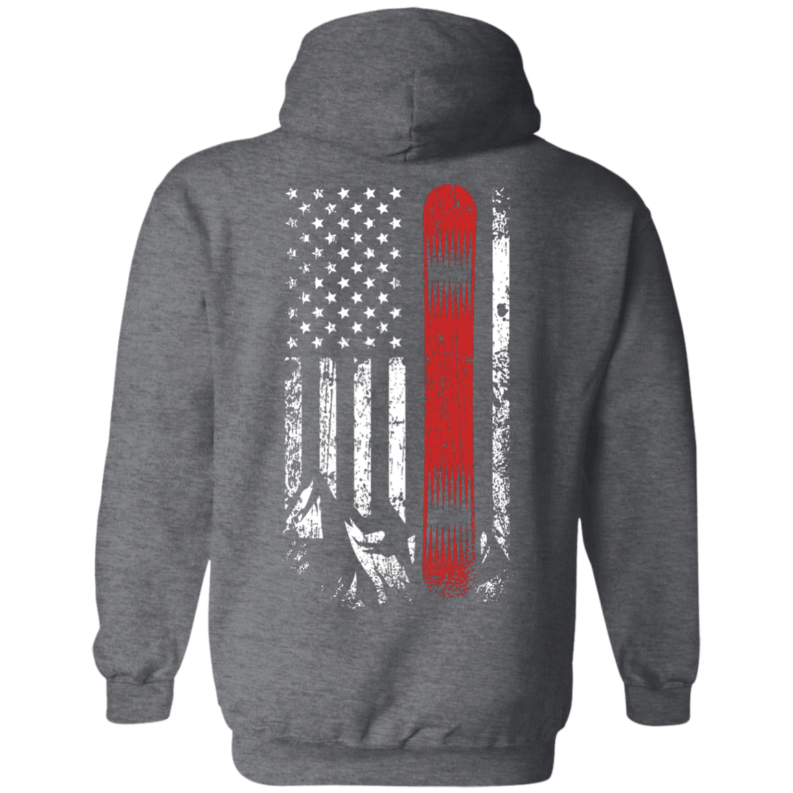 USA Snowboard Flag Hoodies - Powderaddicts