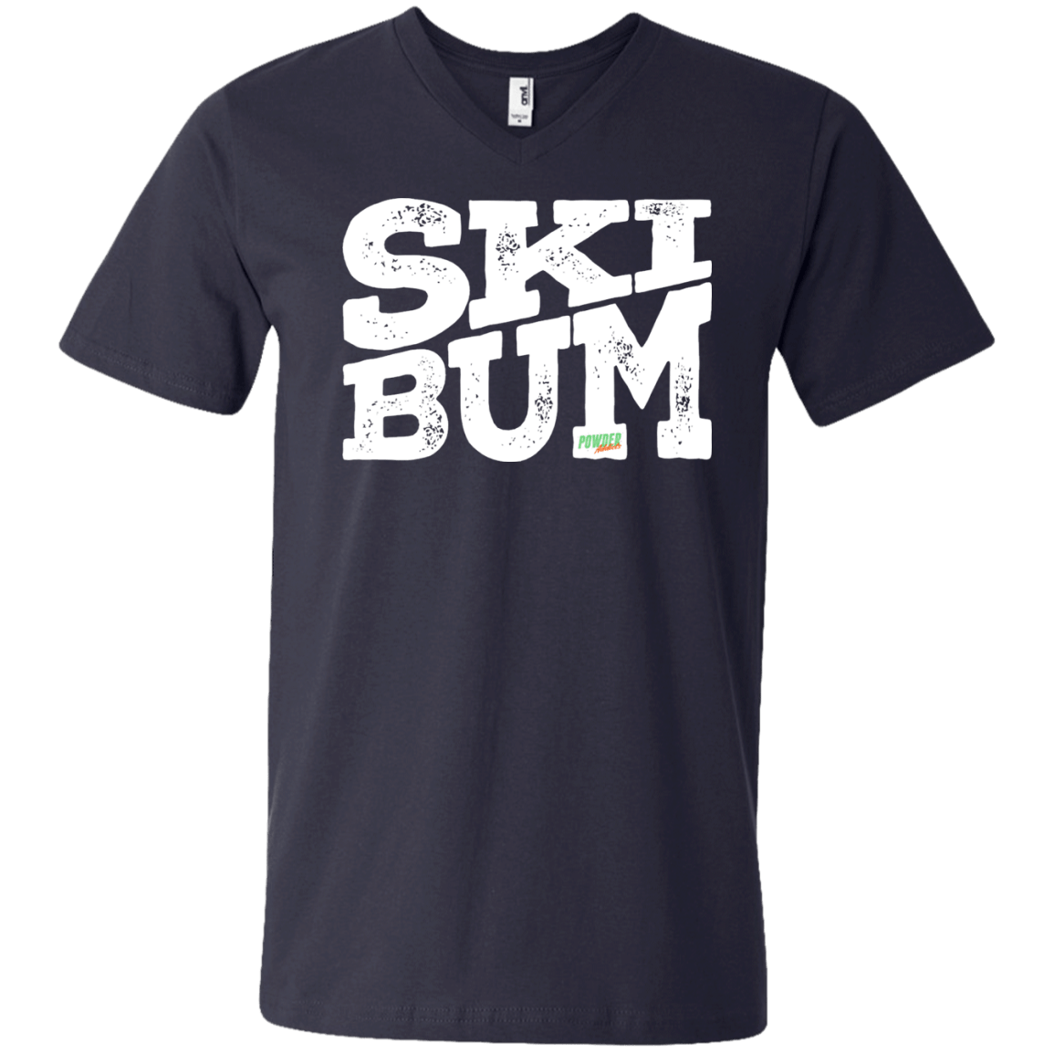 SkiBum Men's Tees and V-Neck - Powderaddicts