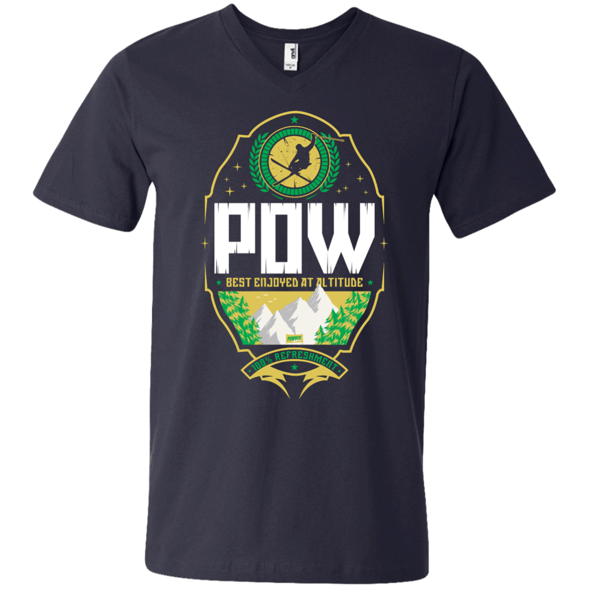 Pow Ski Tees - Powderaddicts