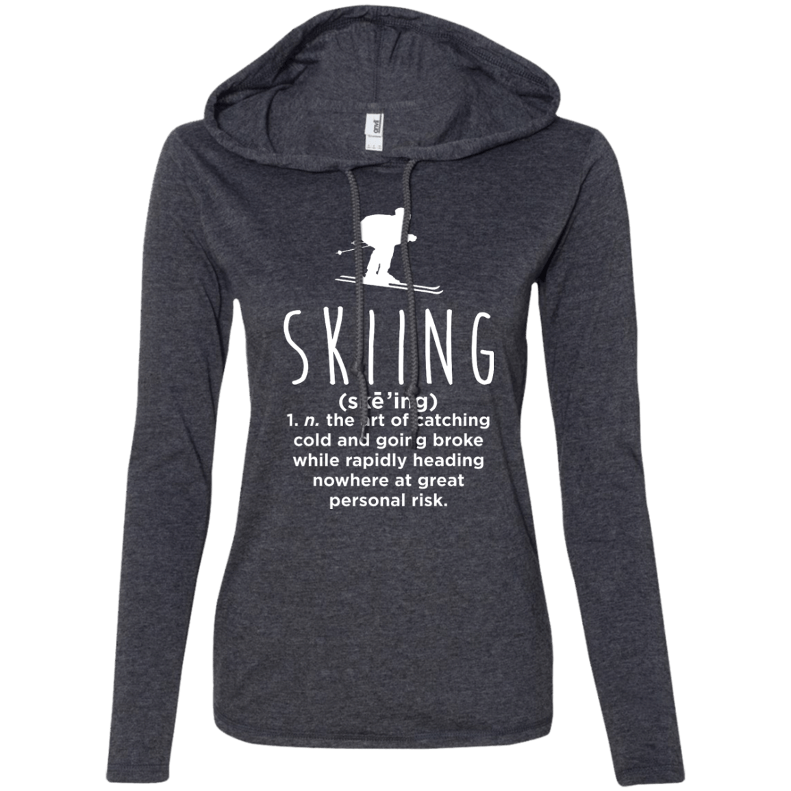 Skiing Definition Hoodies - Powderaddicts