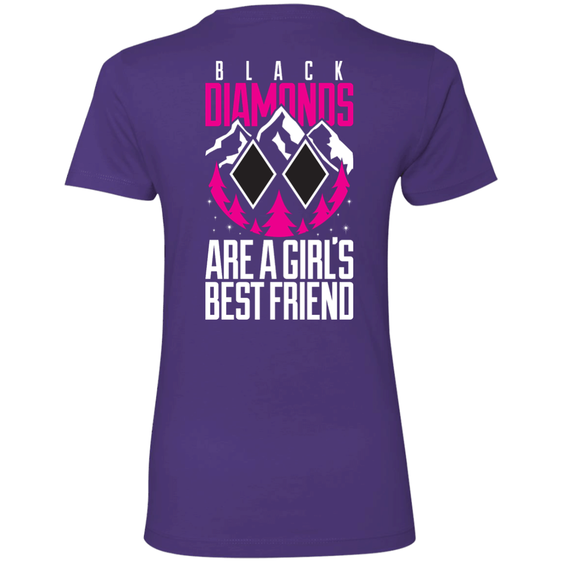 Black Diamonds Are Girl's Bestfriend V2 -Tees - Powderaddicts