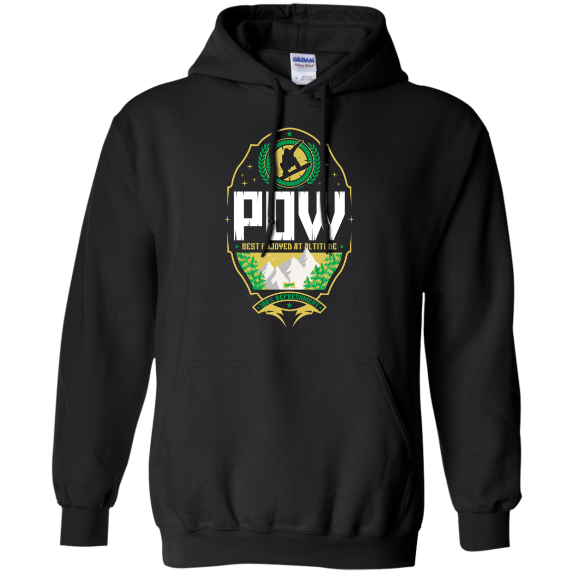 Pow Snowboard Hoodies - Powderaddicts