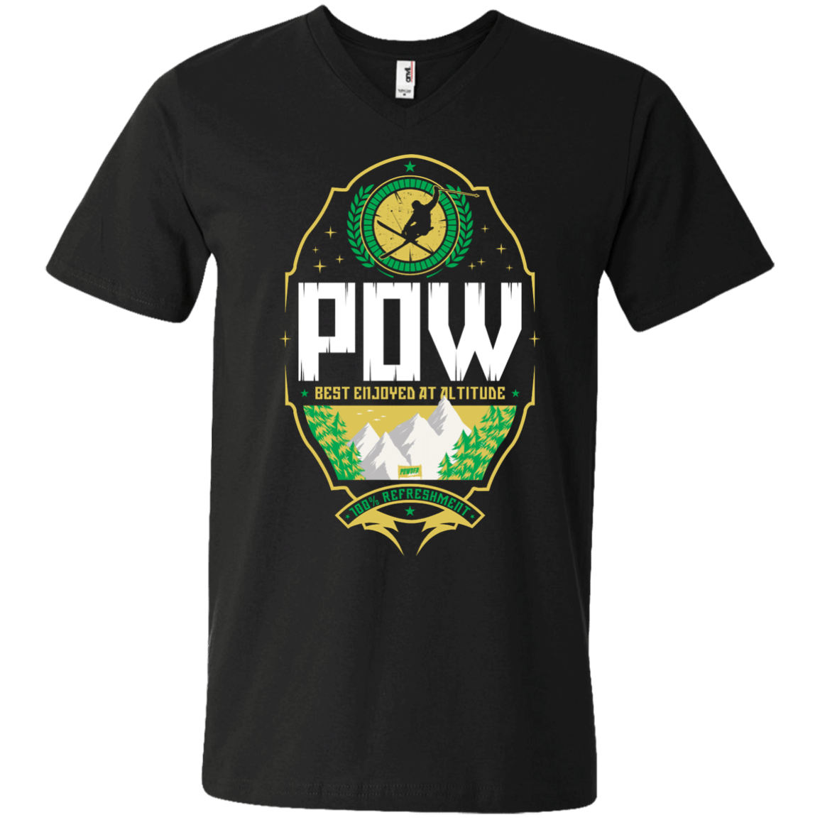 Pow Ski Tees - Powderaddicts