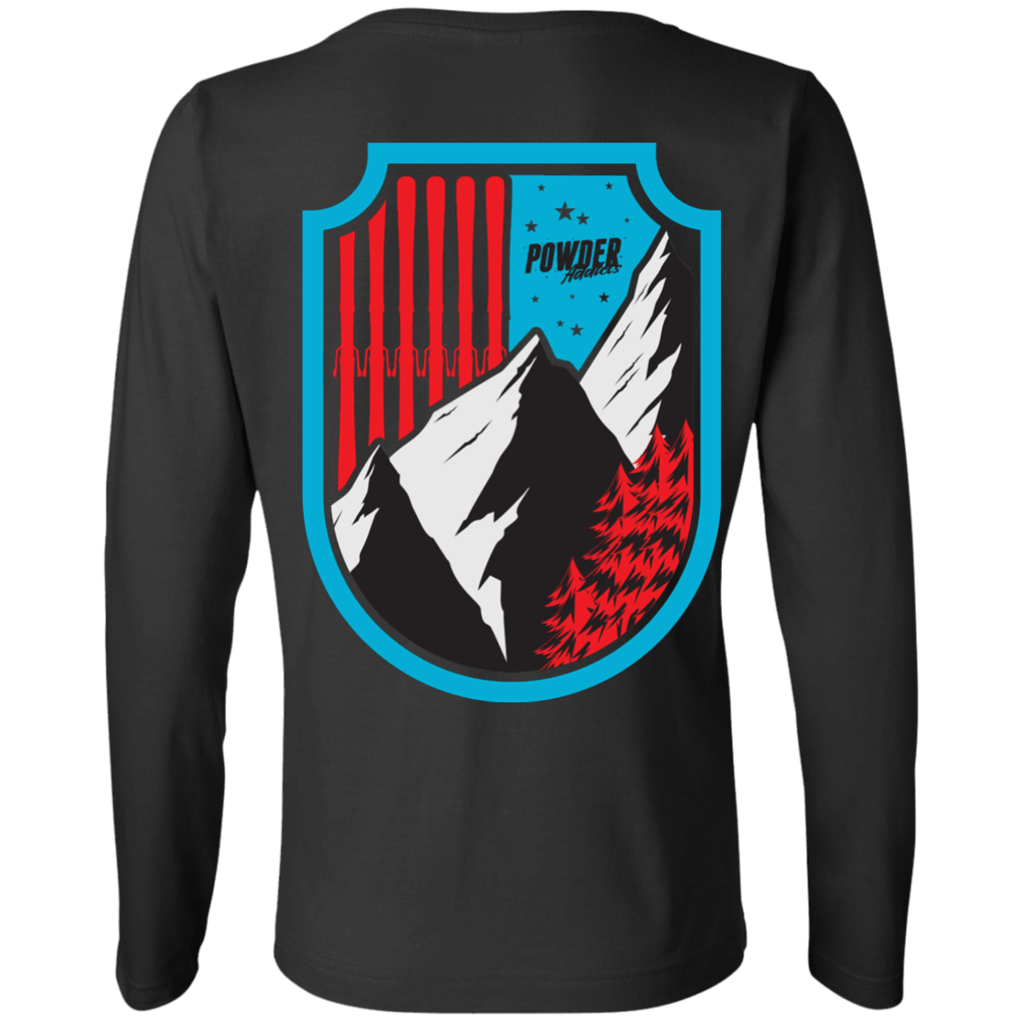 Ski Flag Long Sleeves - Powderaddicts