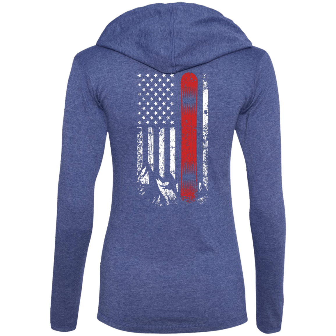 USA Snowboard Flag Hoodies - Powderaddicts