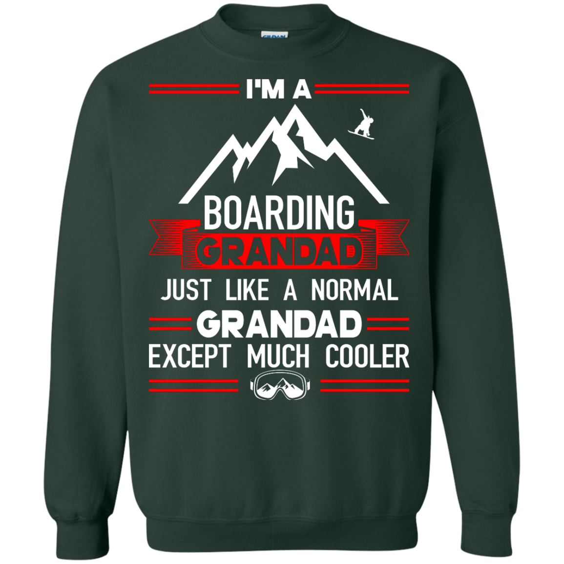 I'm A Boarding Grandad Just Like A Normal Grandad Except Much Cooler Long Sleeves - Powderaddicts