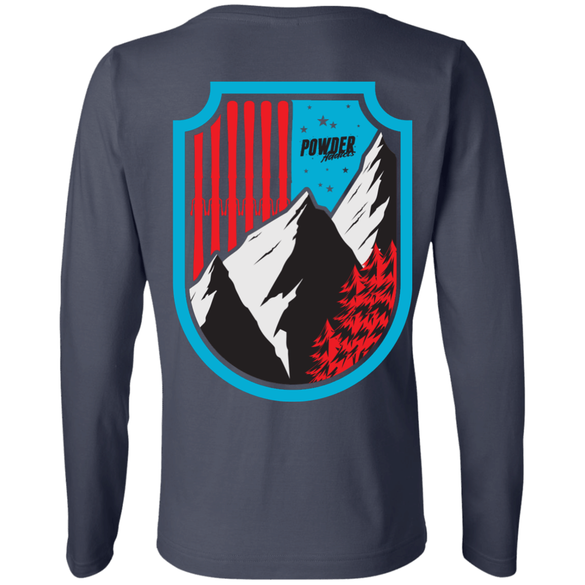 Ski Flag Long Sleeves - Powderaddicts