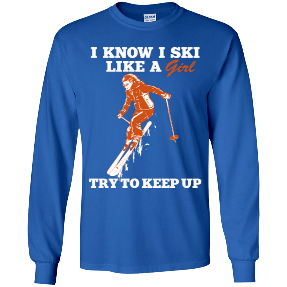 I Know I Ski Like A Girl Youth Tees - Powderaddicts