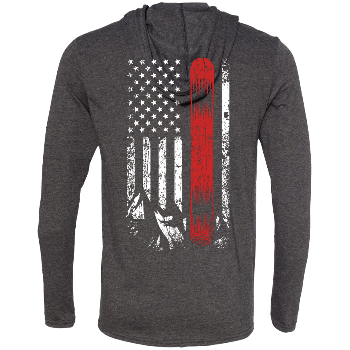 USA Snowboard Flag Hoodies - Powderaddicts