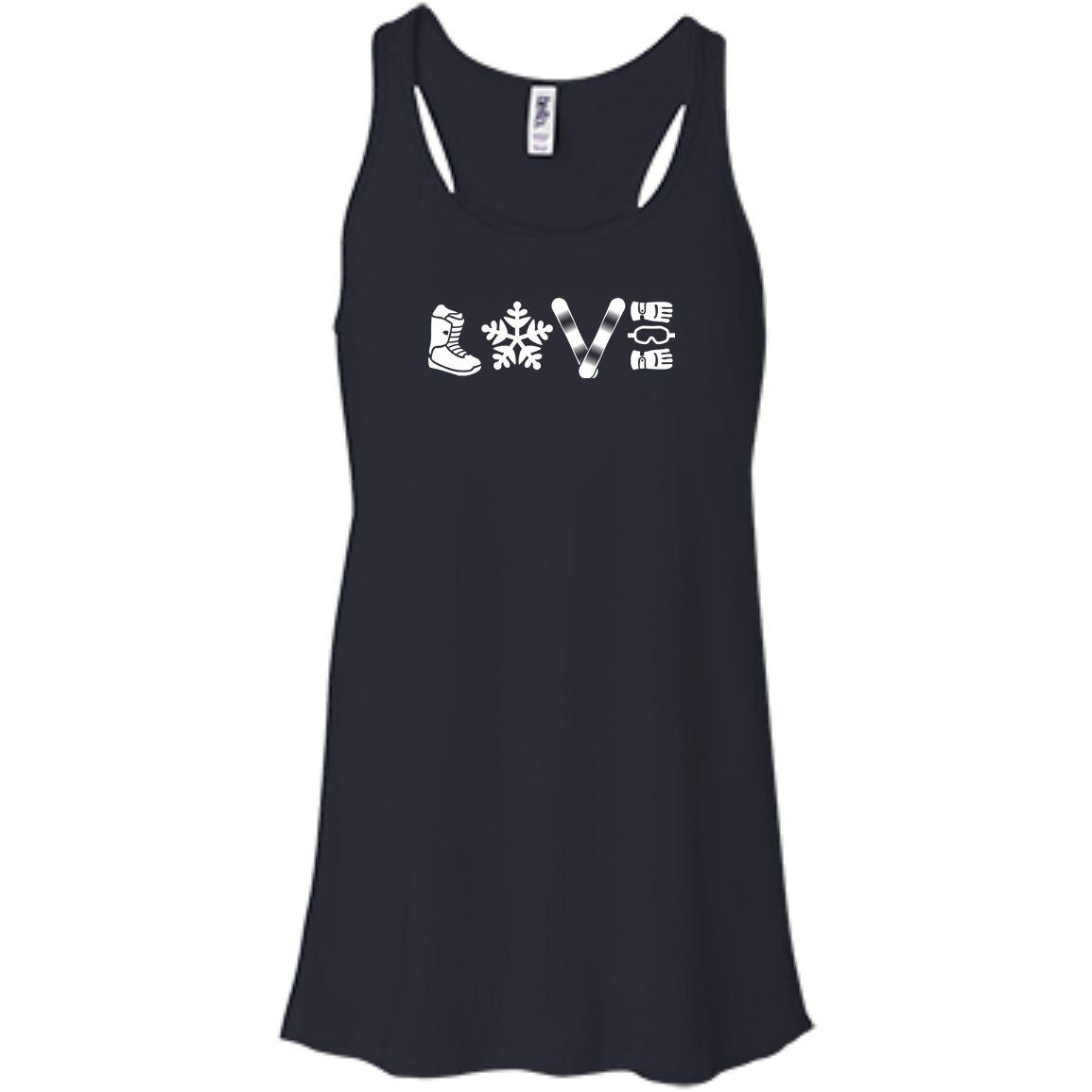 Love Snowboarding Tank Tops - Powderaddicts