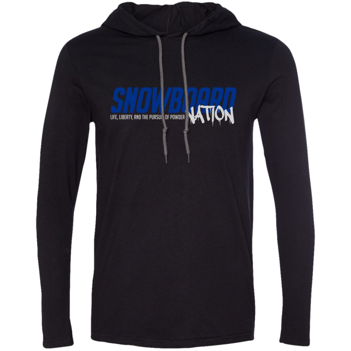 Snowboard Nation (Blue) Hoodies - Powderaddicts