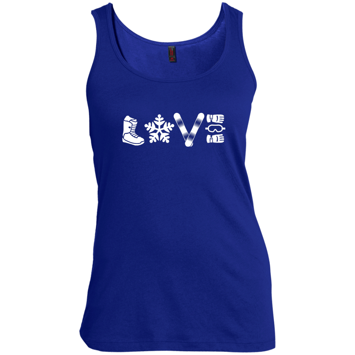 Love Snowboarding Tank Tops - Powderaddicts