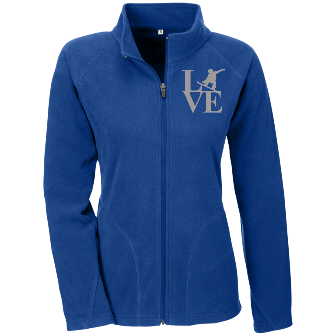 Gray LOVE Snowboard Ladies' Microfleece - Powderaddicts