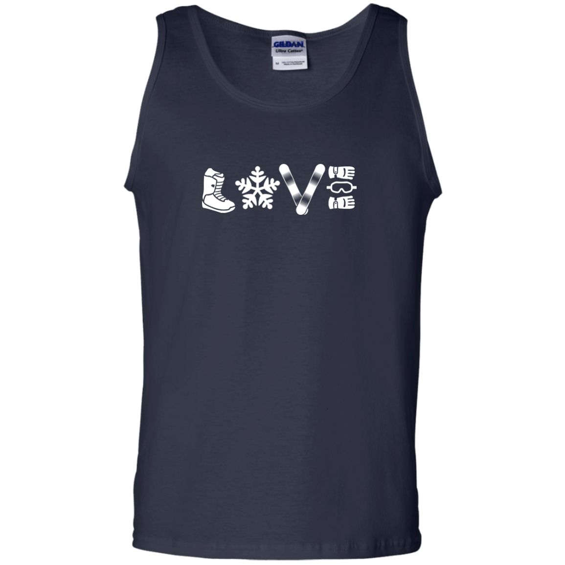 Love Snowboarding Tank Tops - Powderaddicts