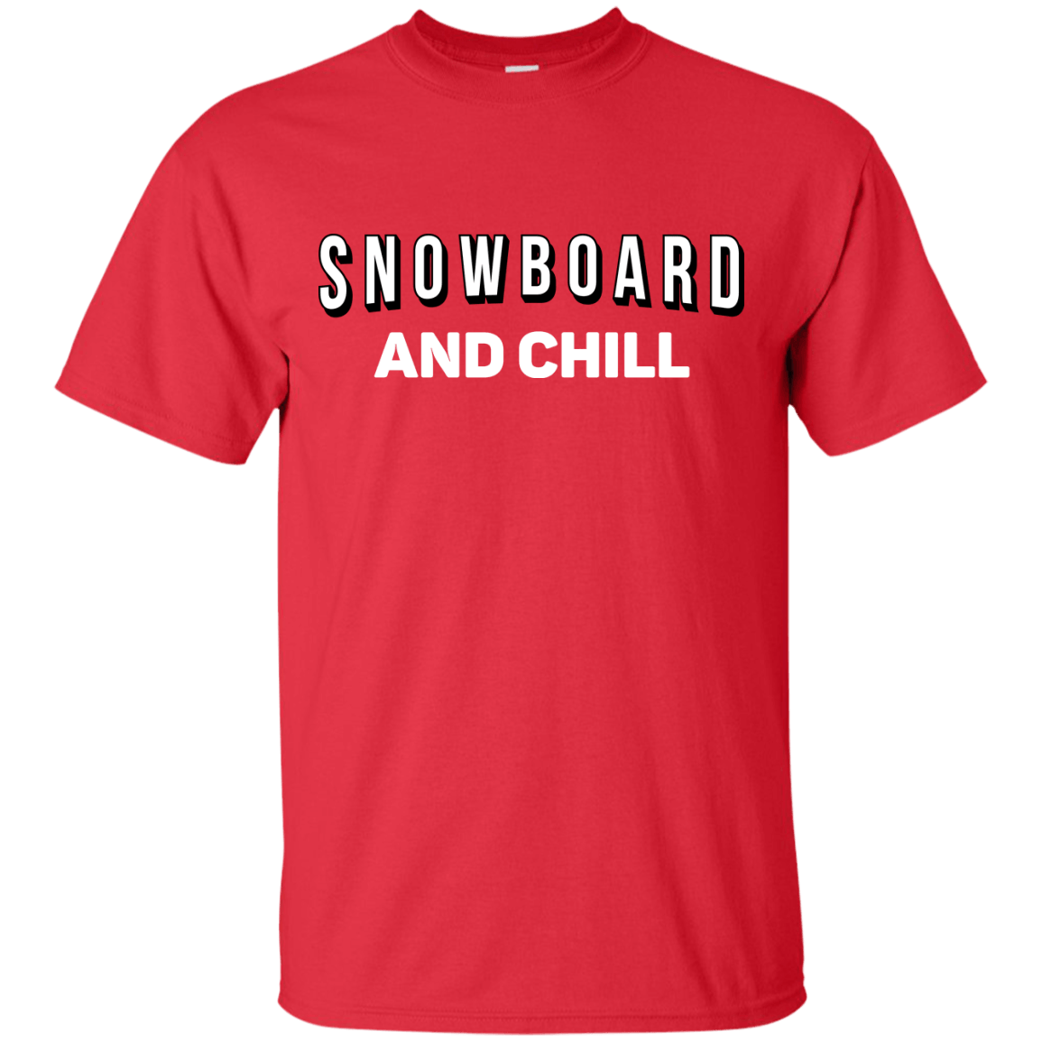 Snowboard and Chill Men's Tees and V-Neck - Powderaddicts