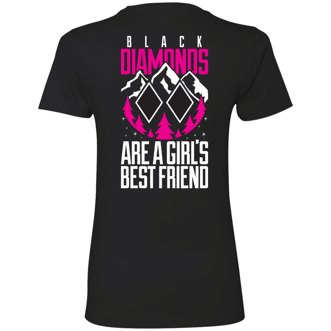 Black Diamonds Are Girl's Bestfriend V2 -Tees - Powderaddicts