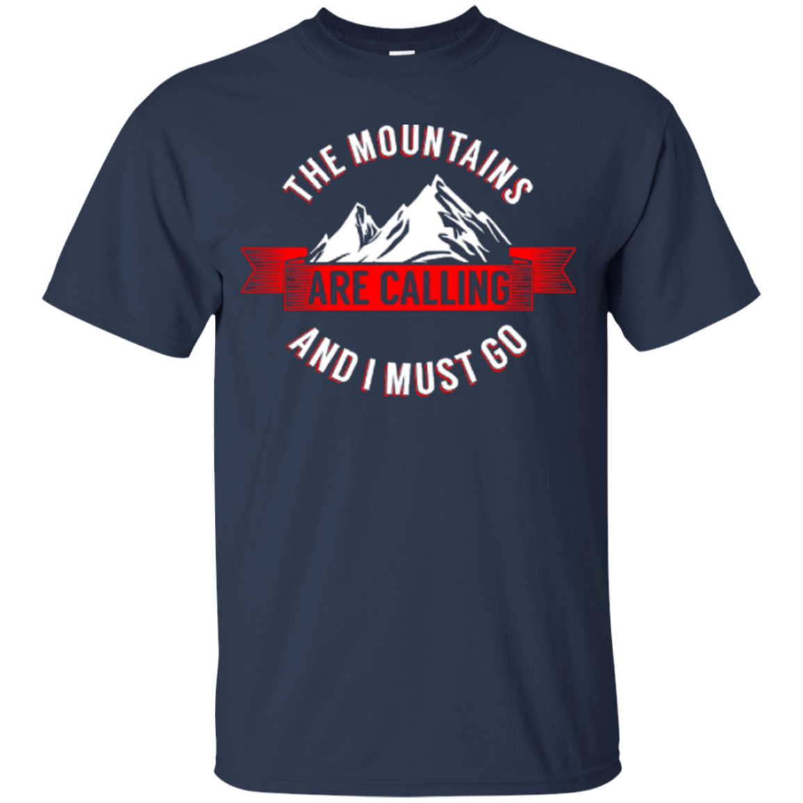 The Mountains Are Calling And I Must Go Youth Tees - Powderaddicts