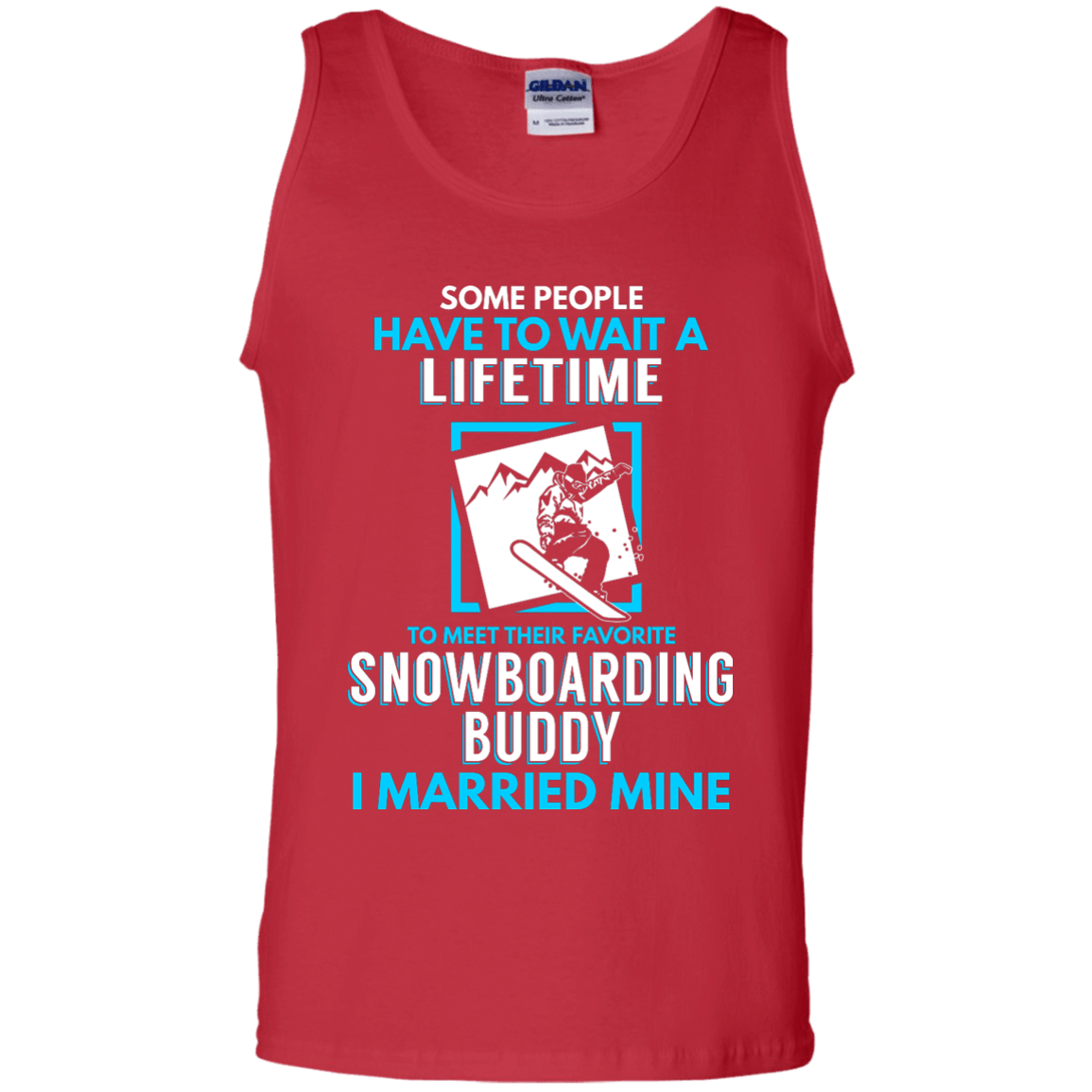 Snowboard Dad Buddy - I Married Mine Tank Tops - Powderaddicts