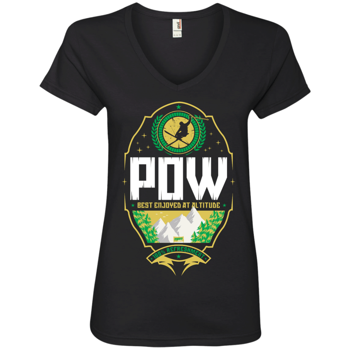 Pow Ski Tees - Powderaddicts