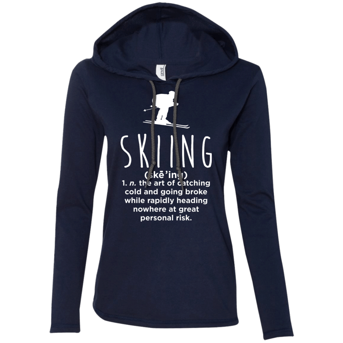 Skiing Definition Hoodies - Powderaddicts