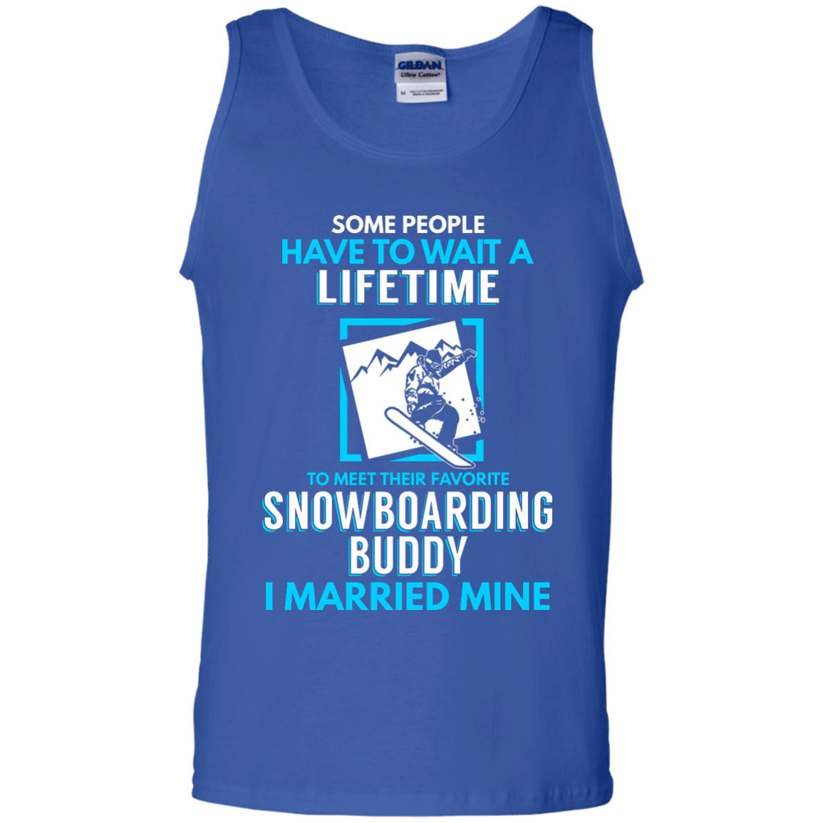 Snowboard Dad Buddy - I Married Mine Tank Tops - Powderaddicts