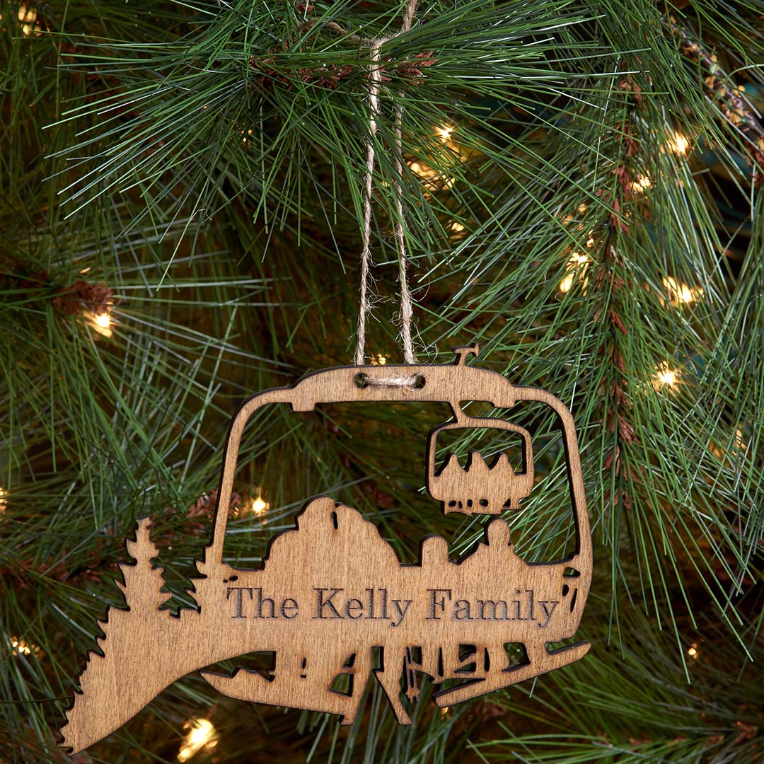 PERSONALIZED Chairlift Ski & Snowboard Family Christmas Ornament (🇺🇸  Made In The USA) - Powderaddicts