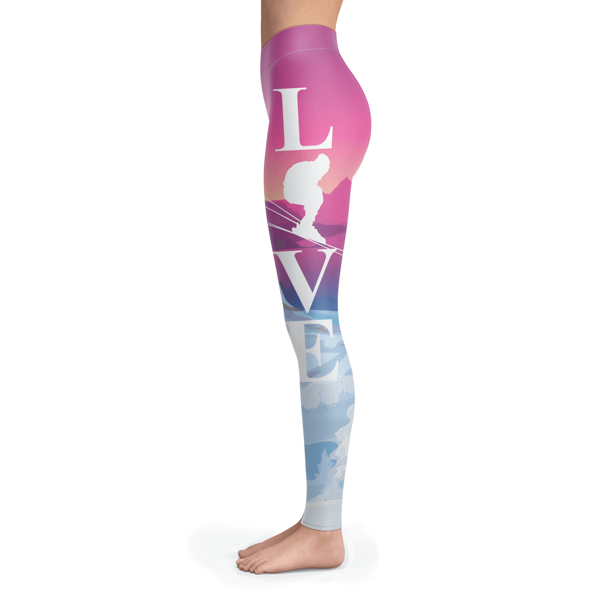 Love Ski Even At Sunset Leggings - Powderaddicts